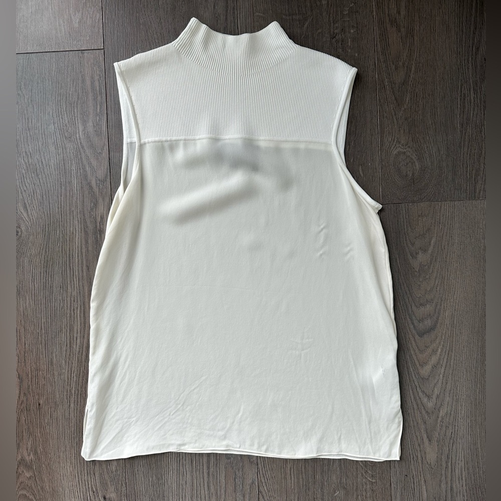Theory Sleeveless Silk Top